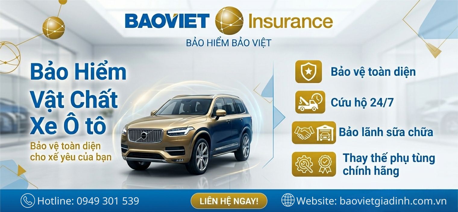 Bảo Hiểm Vật Chất Xe Ô Tô Bảo Việt